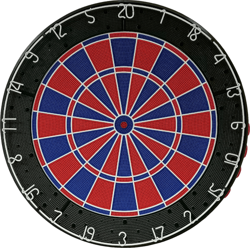 eTarget dart board front side image